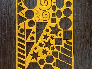 Basic geometric shapes stencil by pzeleny | Download free STL model ...