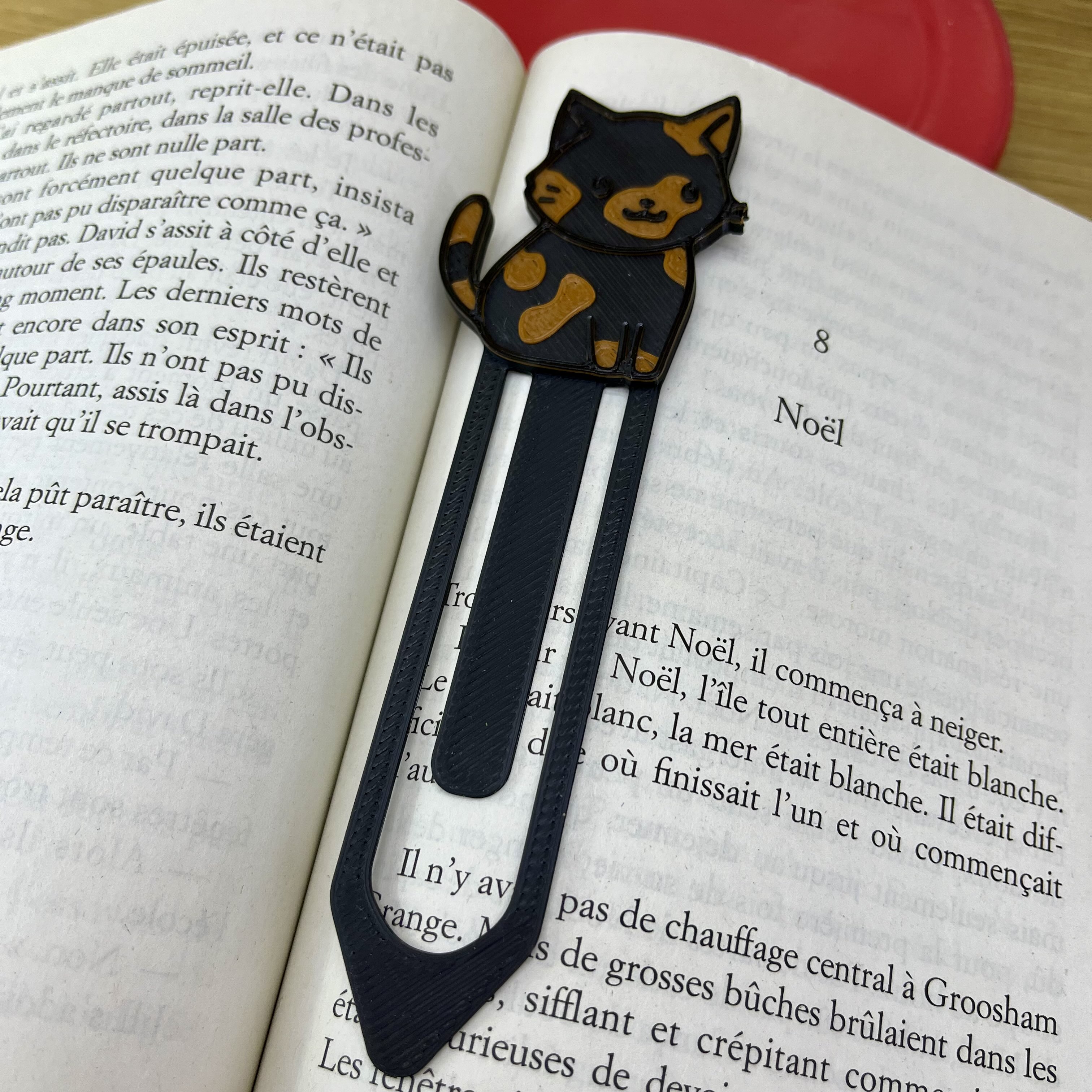 Miniatura 2 do modelo 3D Cute Tortoiseshell Cat Bookmark