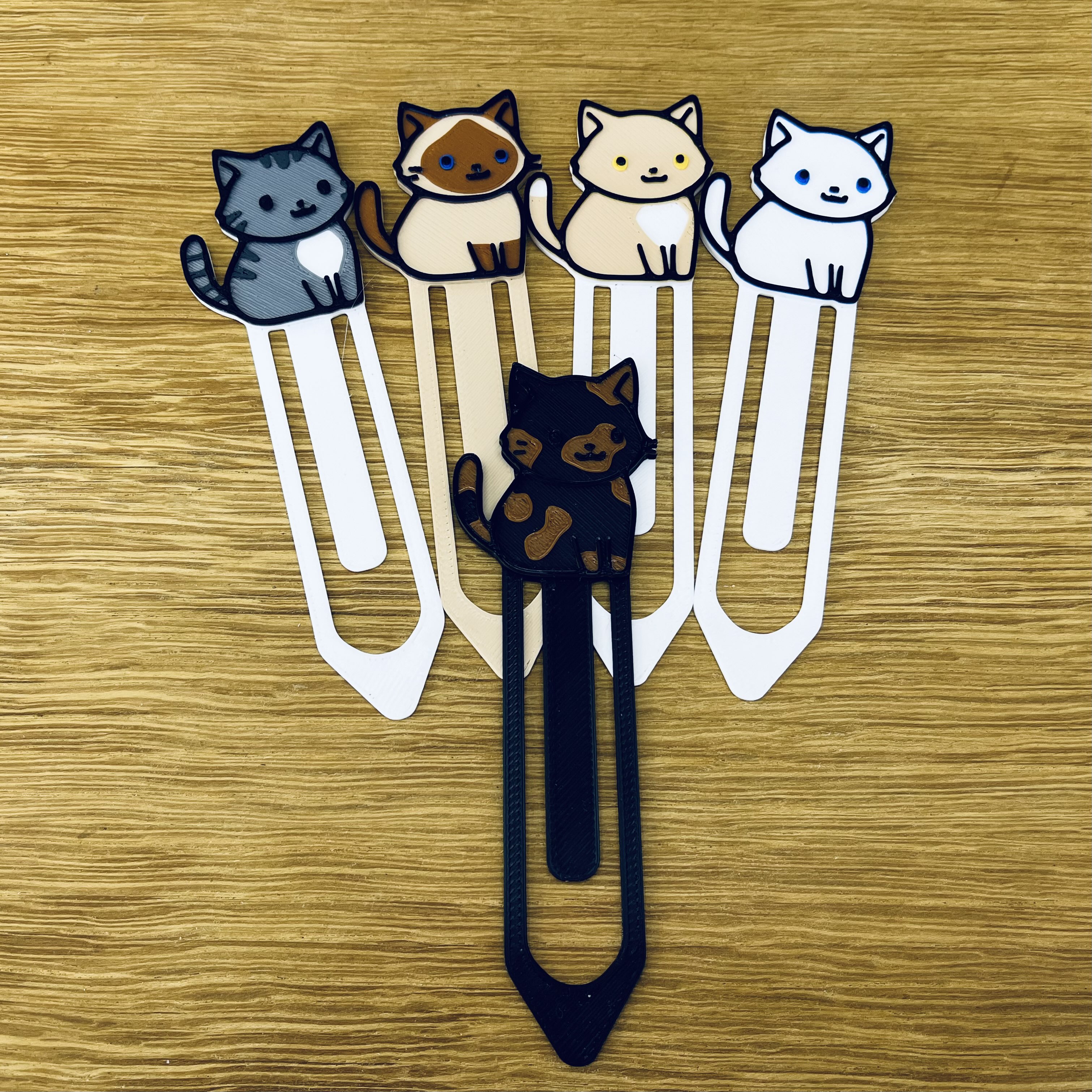 Cute Tortoiseshell Cat Bookmark by Aztairya | Download free STL model ...