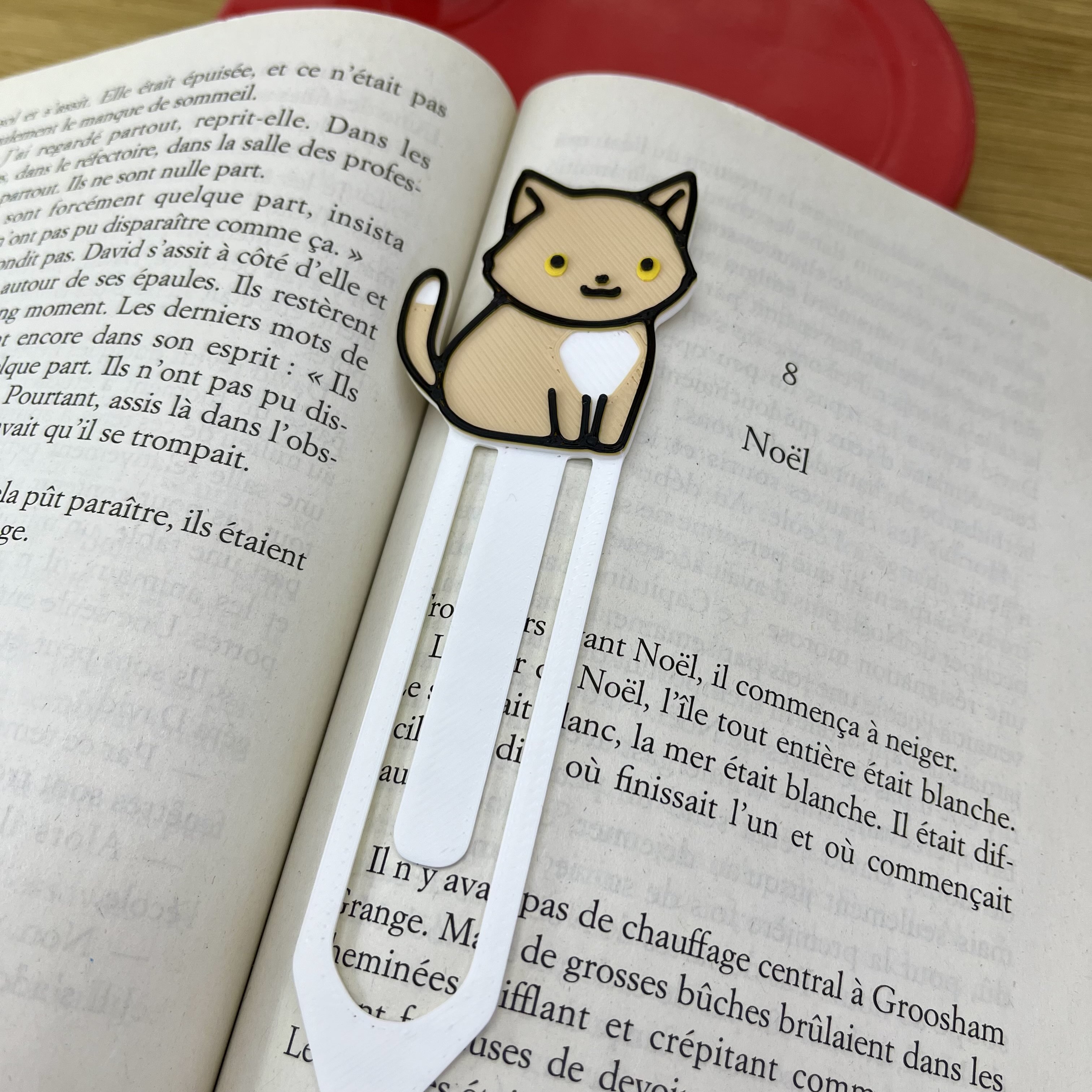 Cute Cream Cat Bookmark By Aztairya Download Free Stl Model