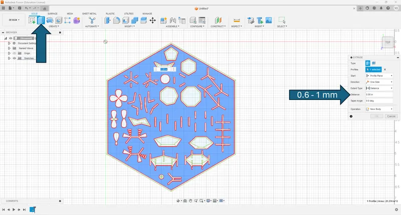 Advanced organic chemistry stencil hexagon for students by Frinn ...