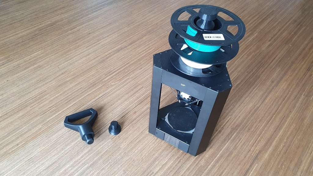 Spool Holder + Handle for MPMD V2 - Monoprice mini delta V2