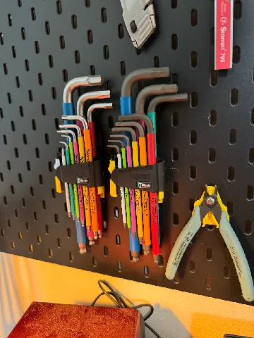 Wera Hex-Plus Allen Key Hanger for IKEA Skadis [metric/standard]