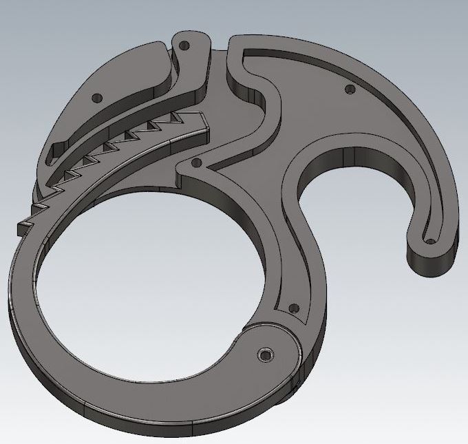 Miniatura 5 do modelo 3D cable clamp