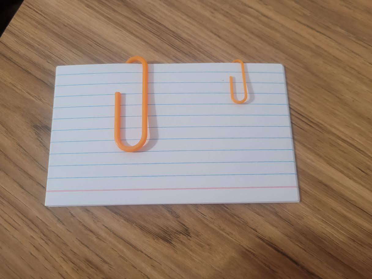 Working Paperclip (5min print or less!!!!)