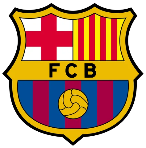 Barcelona logo stencil | FCB