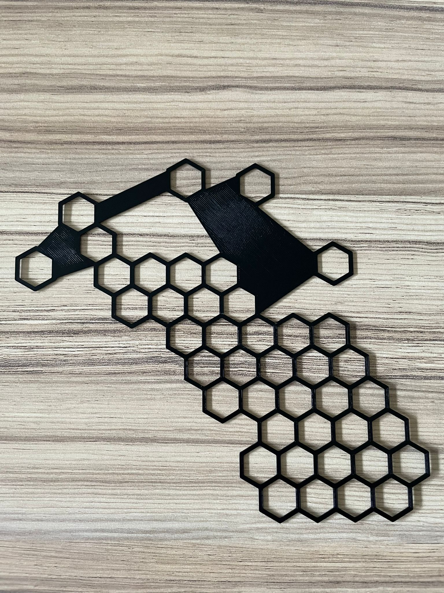 Honeycomb-Pattern Stencil by Jux | Download free STL model | Printables.com