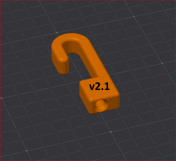 Hook for 4mm rope by Mi09 | Download free STL model | Printables.com