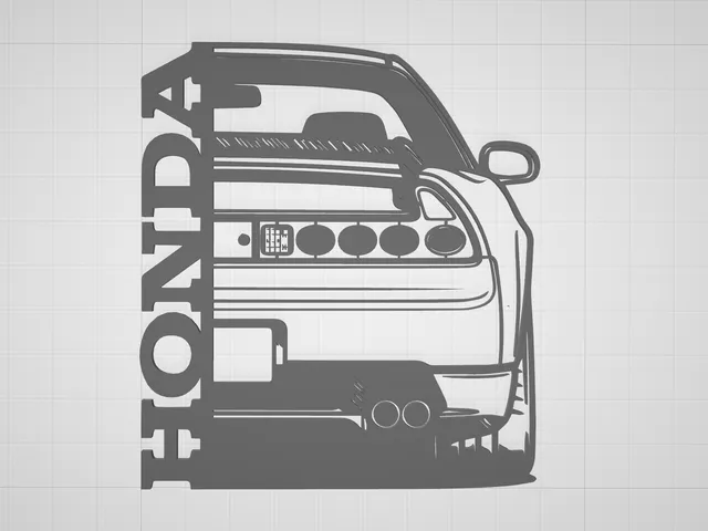NSX decoration inspired by Honda