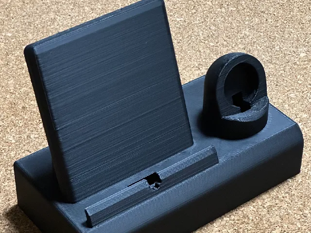 Samsung phone and watch stand docking