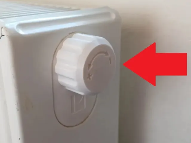 Heating control knob