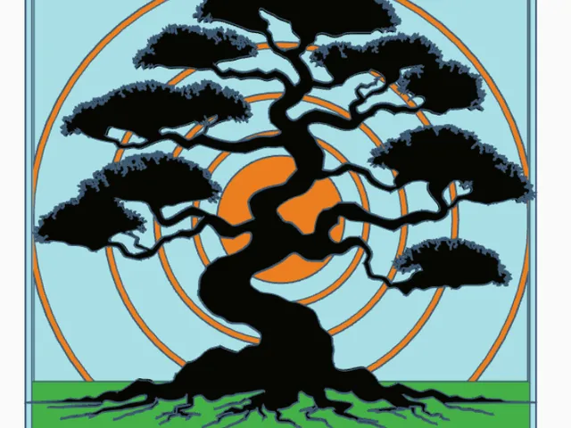 Wall art: Deep roots under the sky