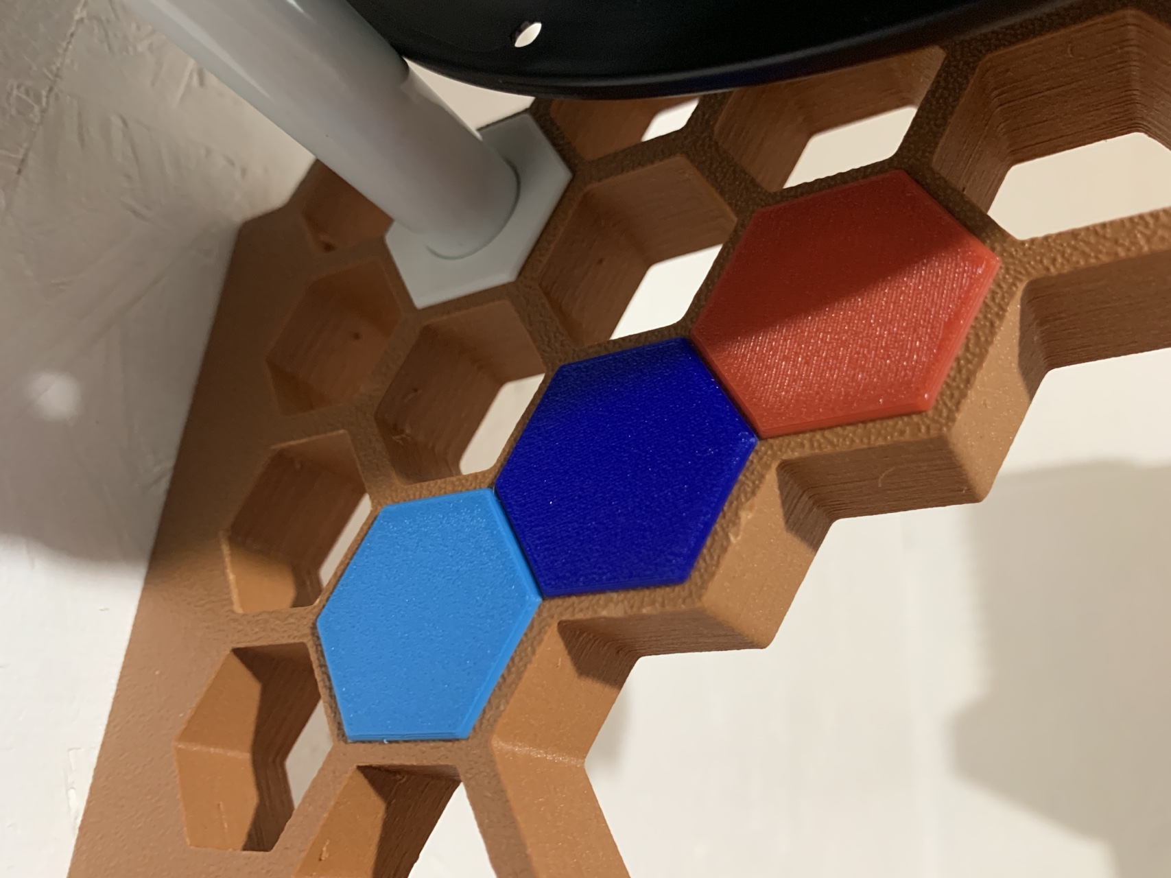 Spacer and Cover for hexagon Filament Shelf