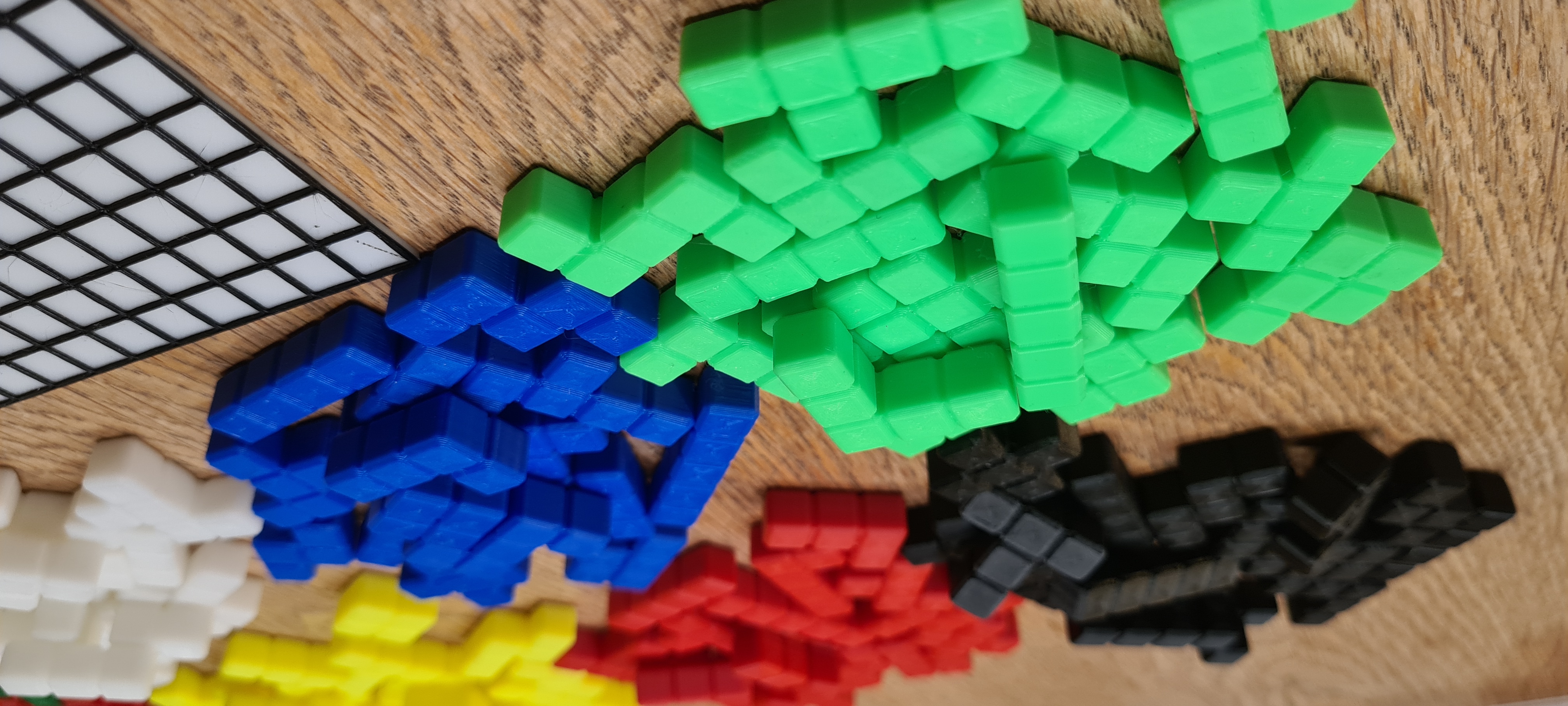 Miniatura 3 do modelo 3D Block puzzle pieces