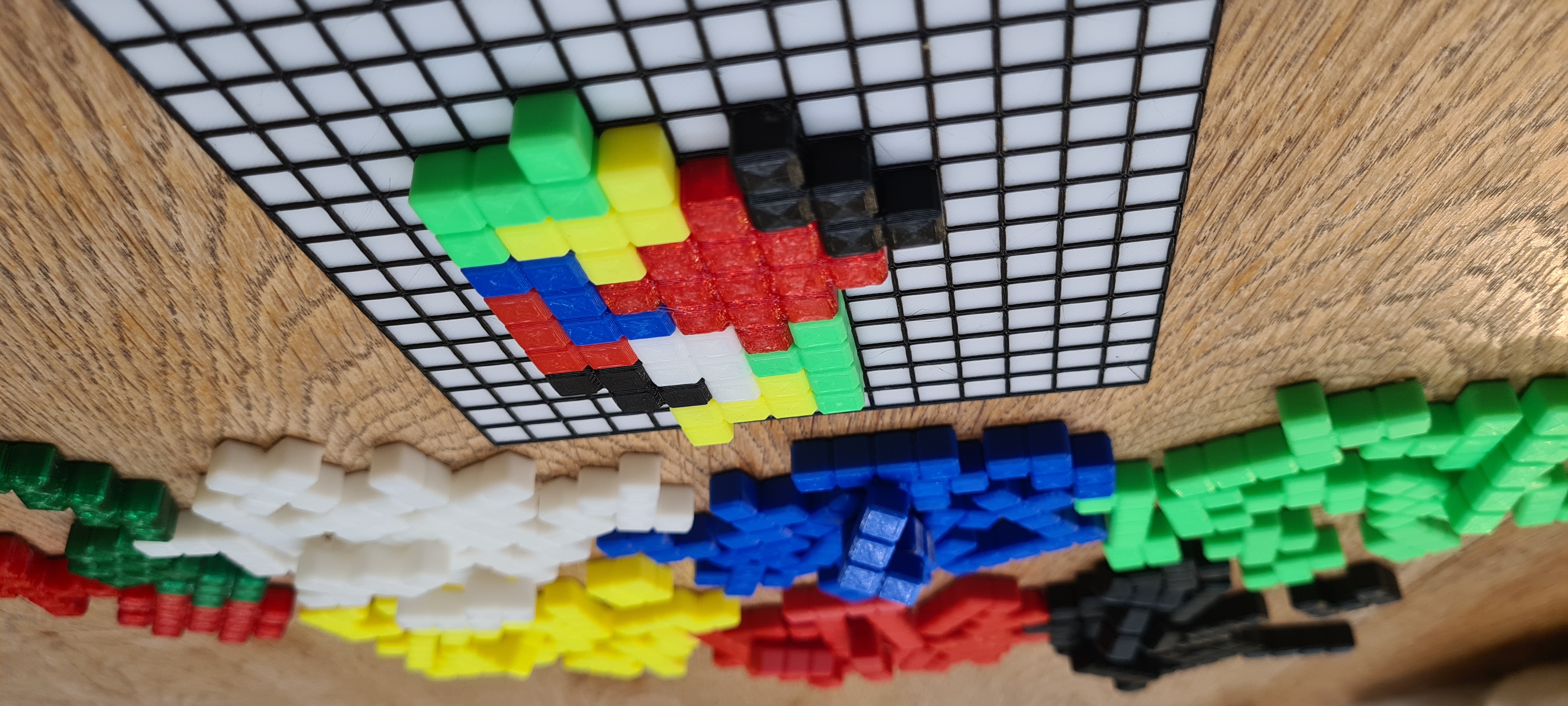 Miniatura 4 do modelo 3D Block puzzle pieces
