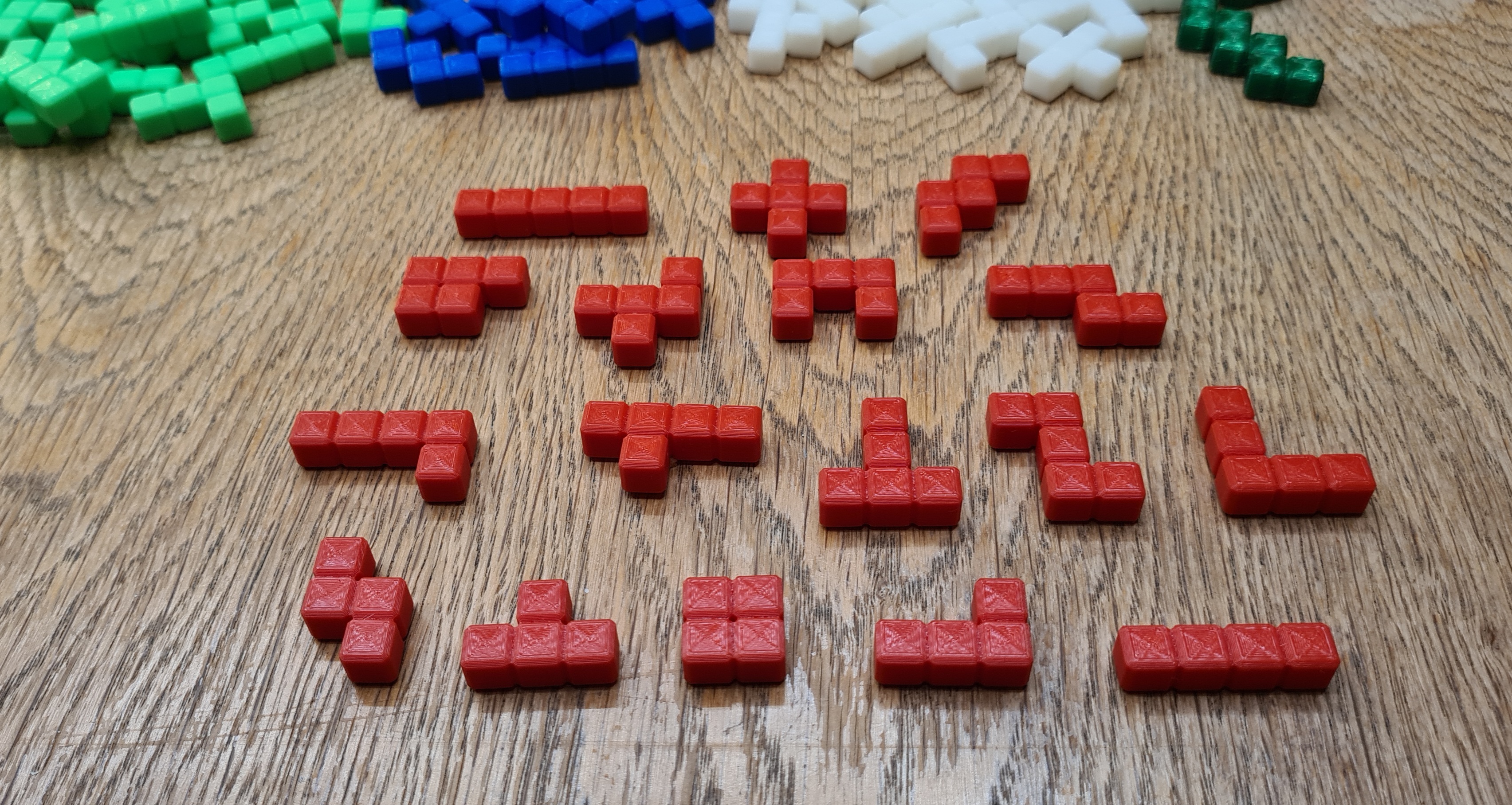 Miniatura 6 do modelo 3D Block puzzle pieces