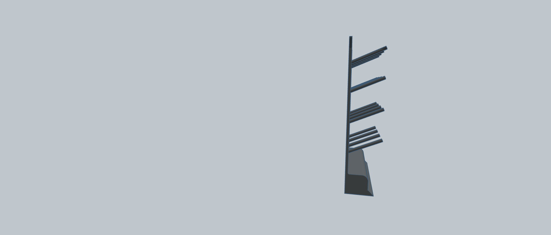 Lab Drying Rack v1 by madzaxx5000 | Download free STL model ...
