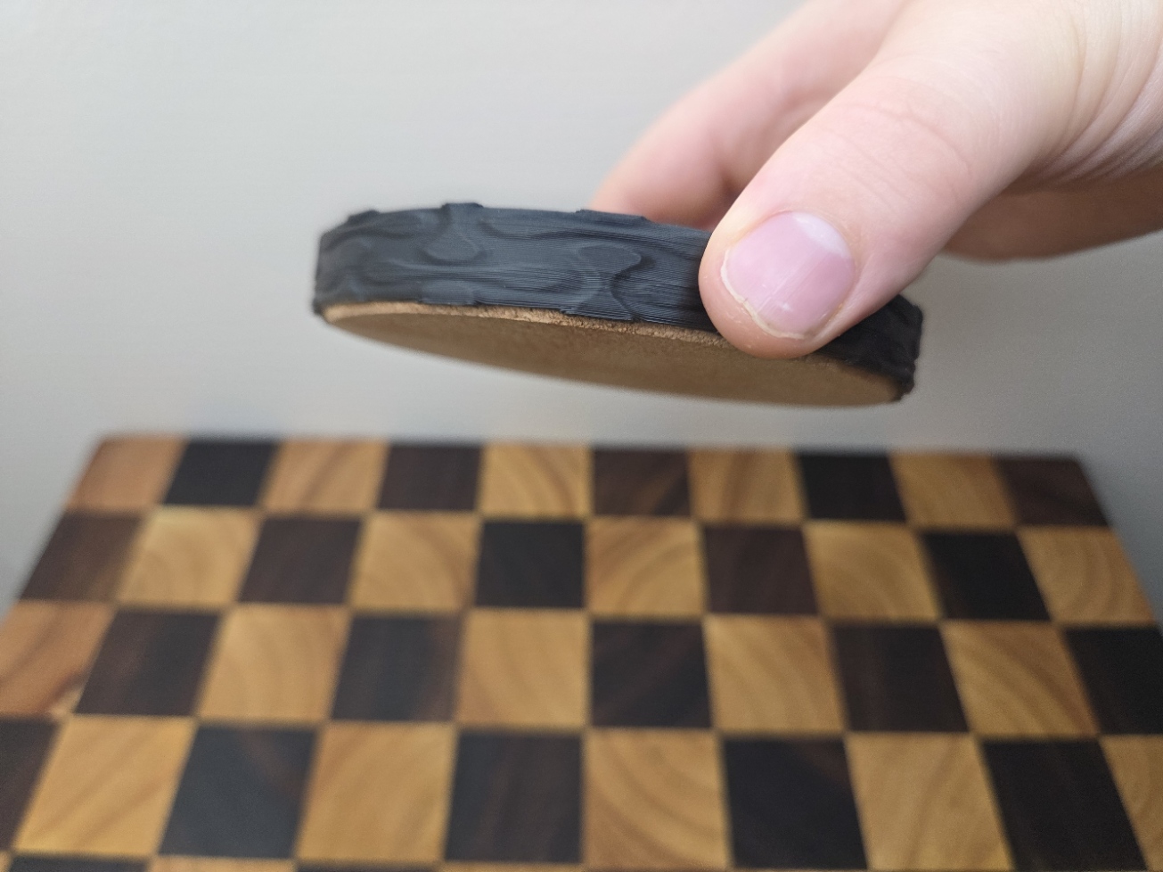 Miniatura 3 do modelo 3D Stackable Dual-Cork Coasters (100mm Inserts)