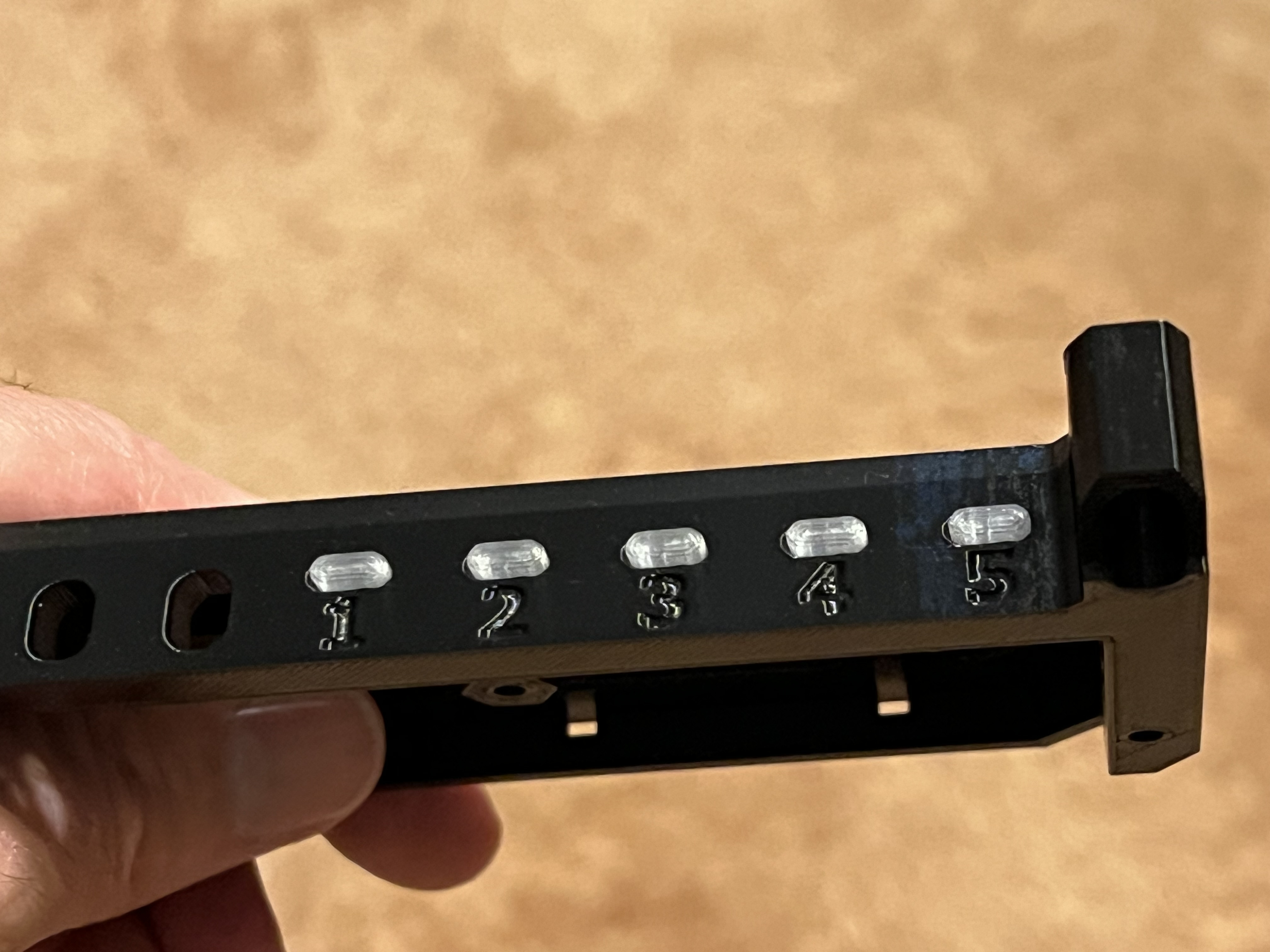 LED Light Pipe and Lens for Original Prusa MMU3