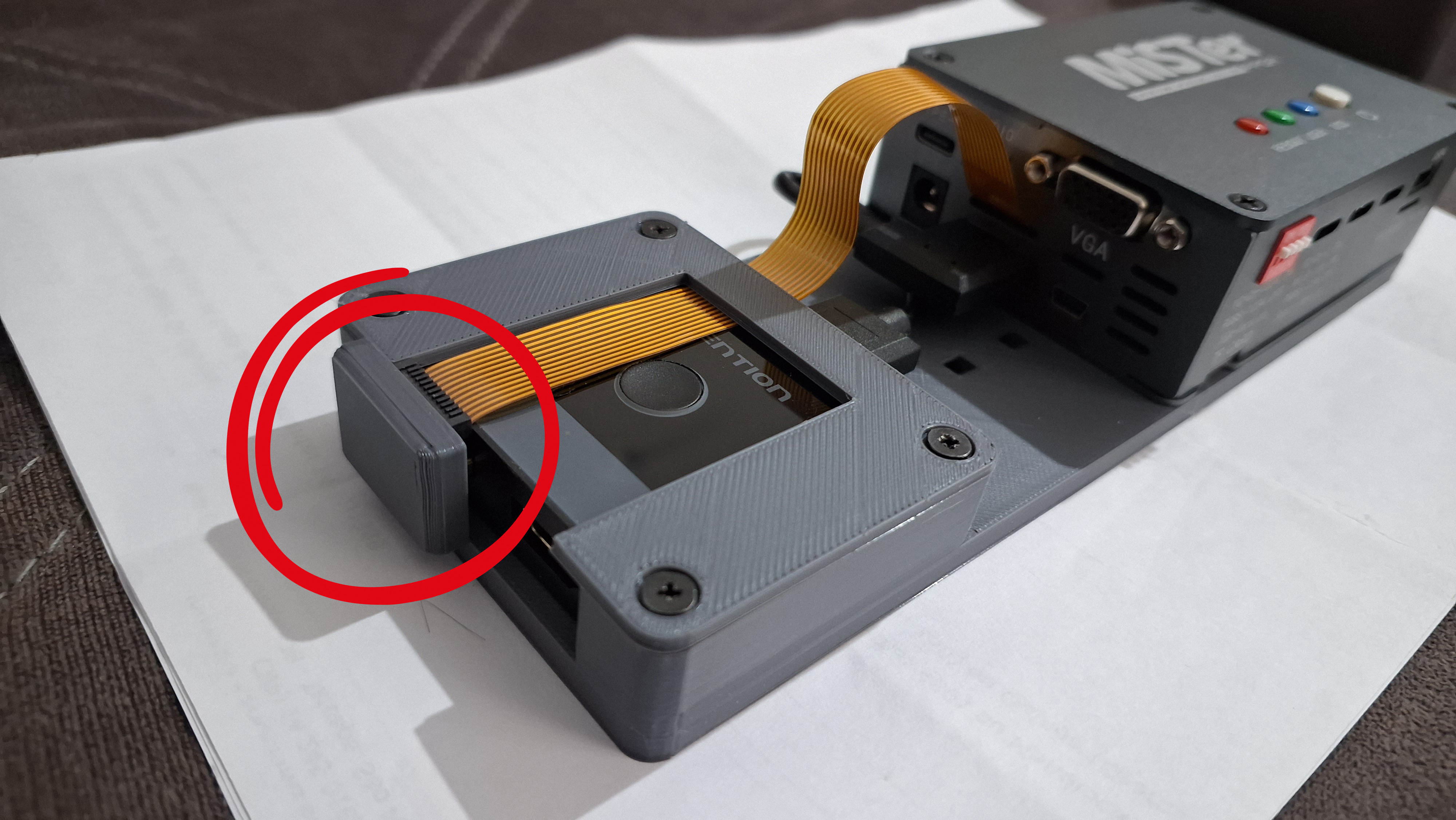 RetroCastle HDMI Ribbon Cable Covers for use with the 3D printable base ...