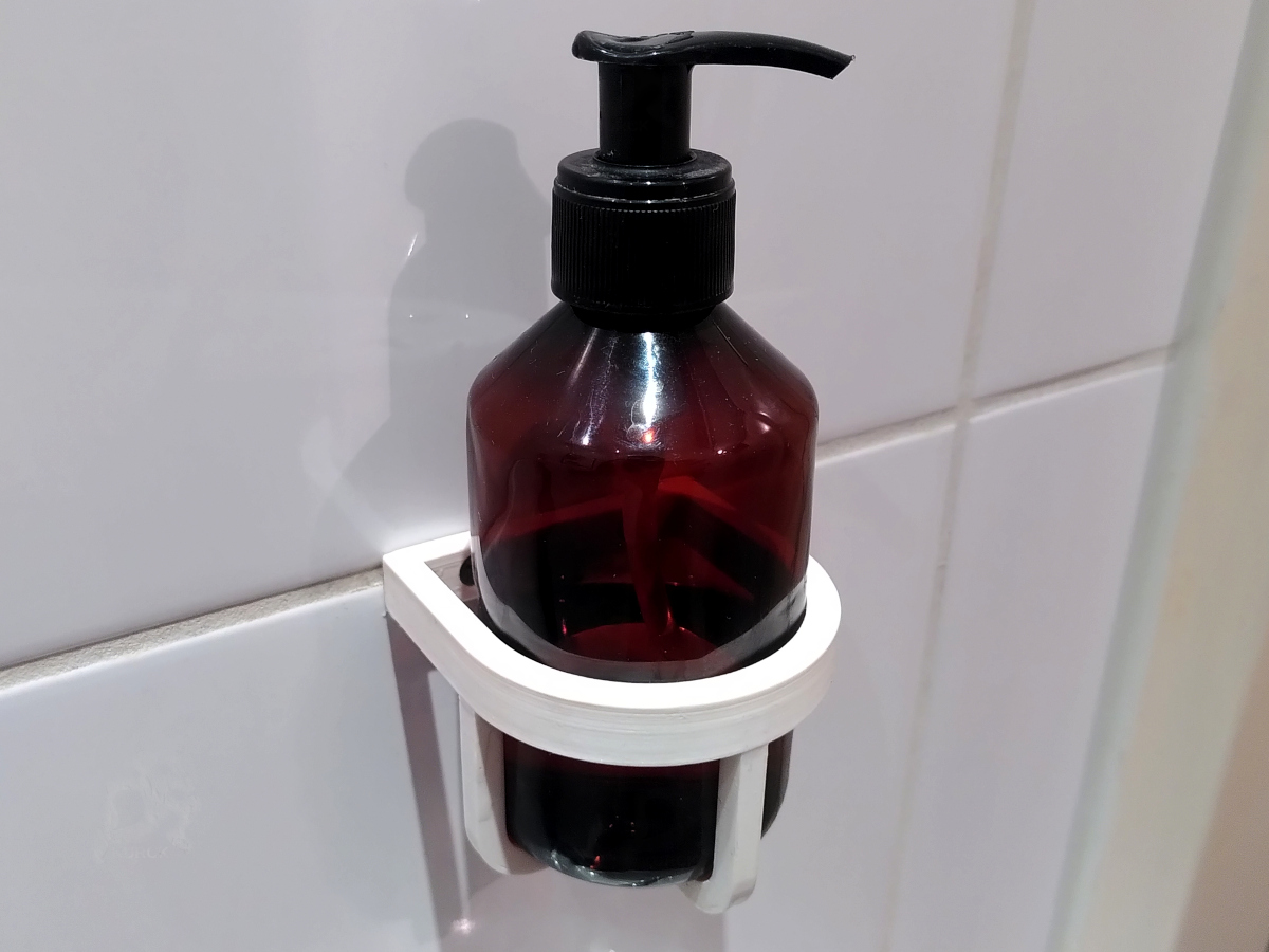 Soap dispenser wall mount
