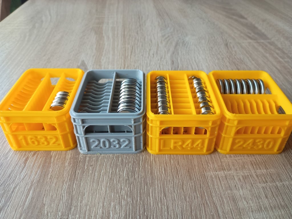 Miniatura 3 do modelo 3D Stackable Beer Crate Battery Storage