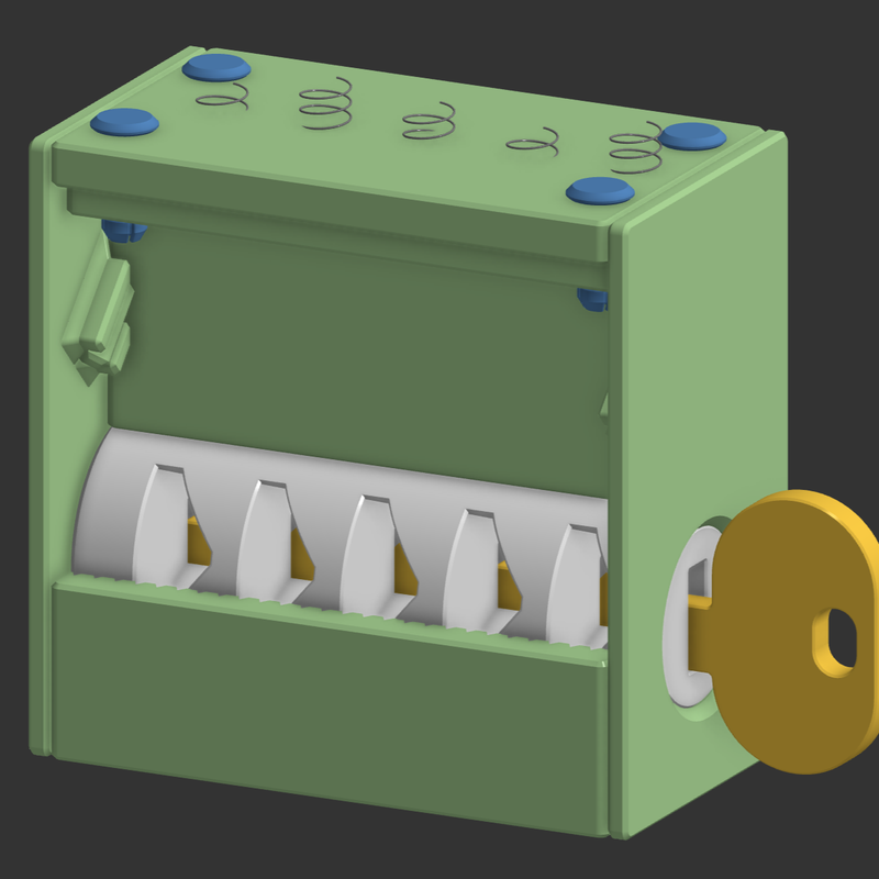 Key Pin Lock by Alex | Download free STL model | Printables.com