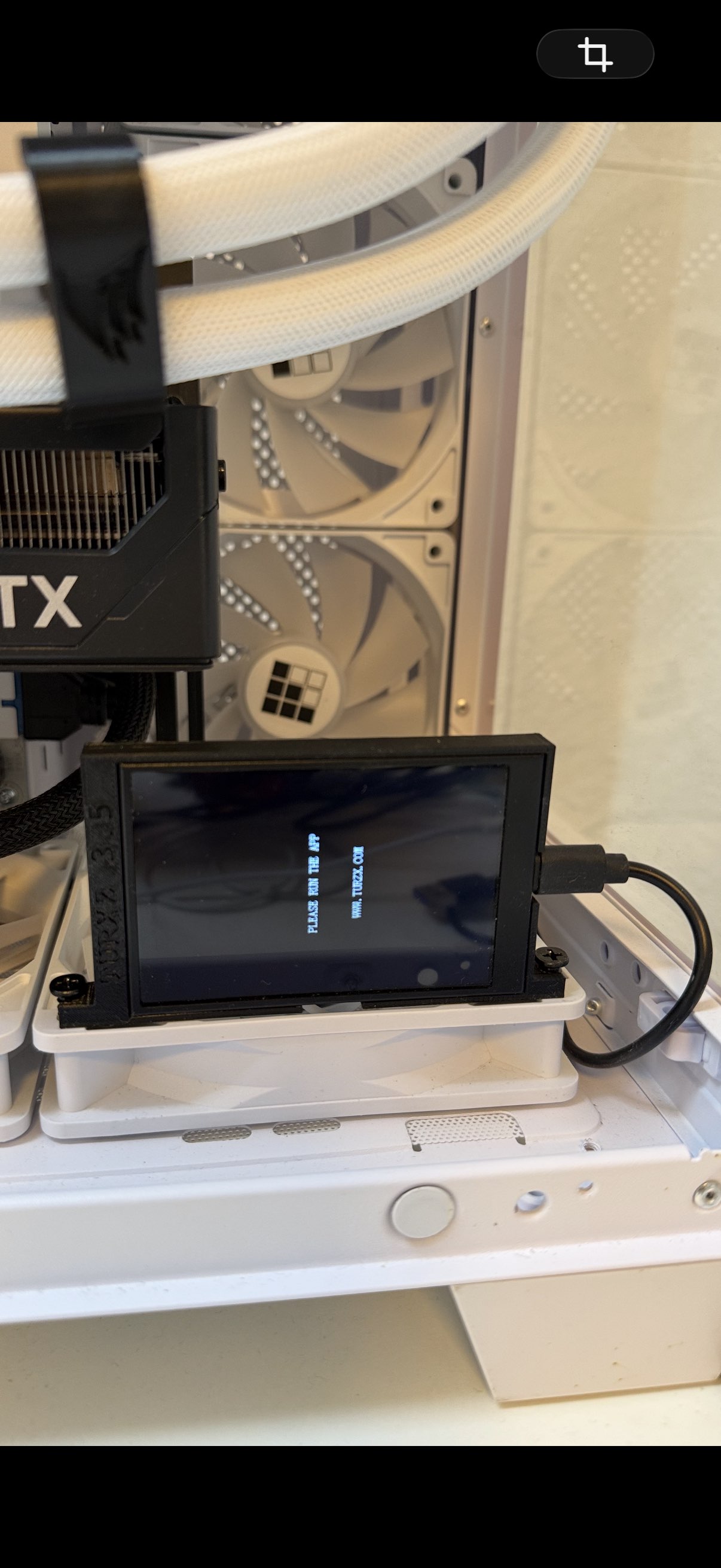 Turxz 3,5 case for PC fan