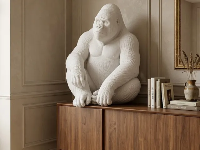 Gorilla Seduto