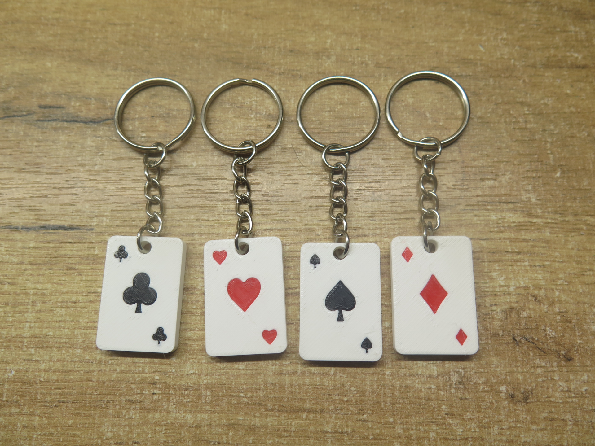 Cute Playing Cards keychains