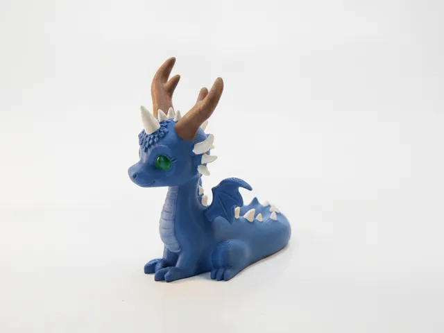 Cute Dragon Figurine Chibi Fantasy 3D Printable