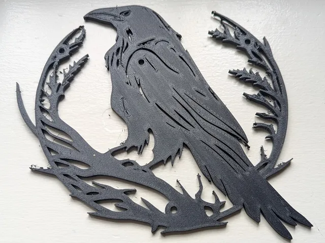 Raven/Crow remixed for easy mounting