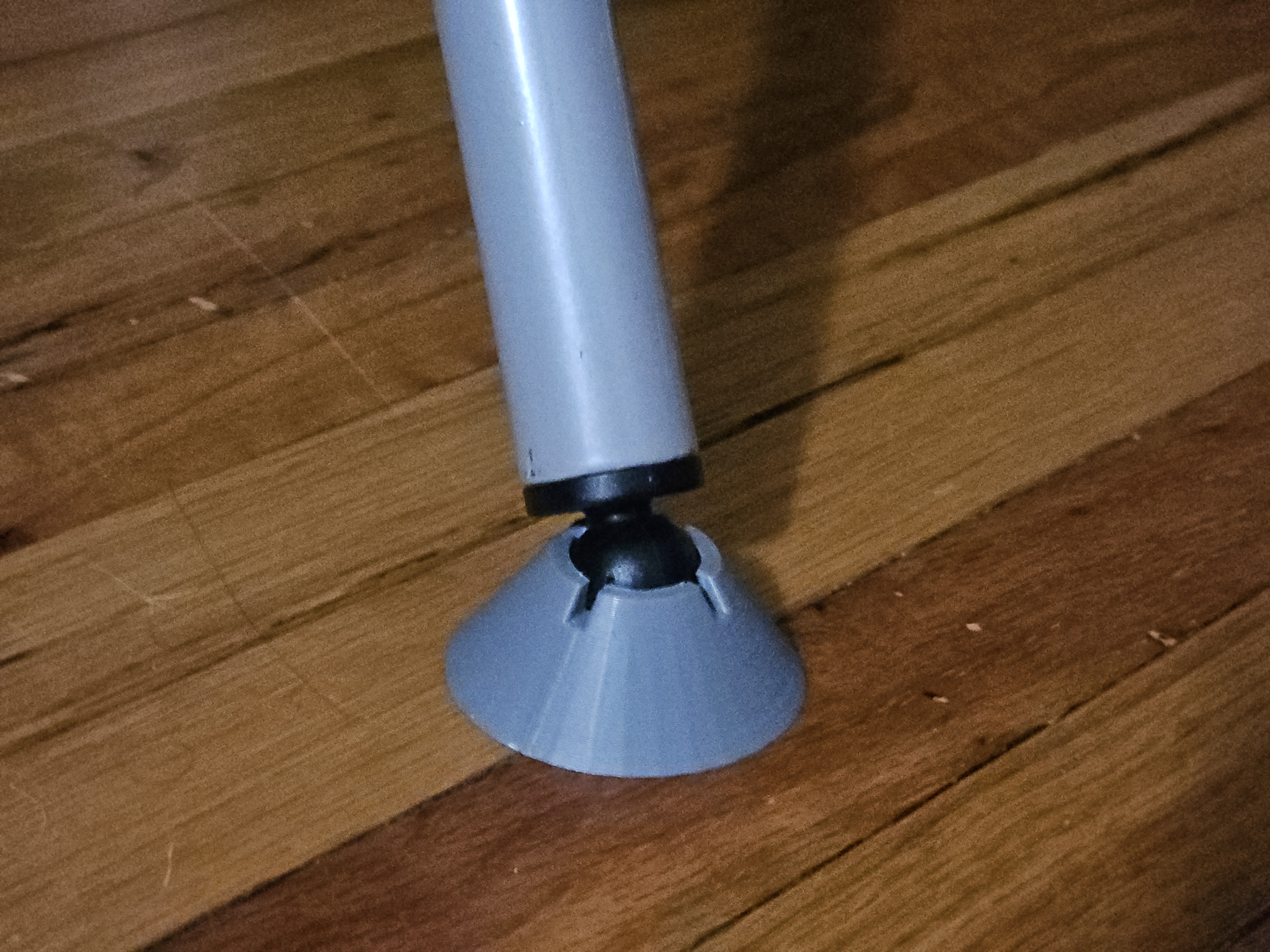 Replacement IKEA chair foot - enlarged for felt pad