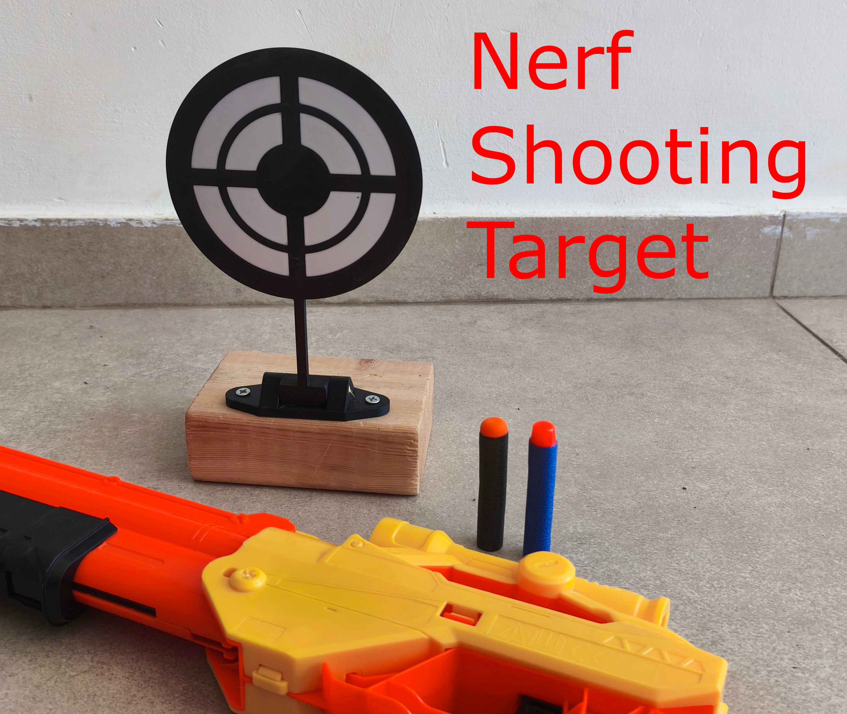falling shooting target