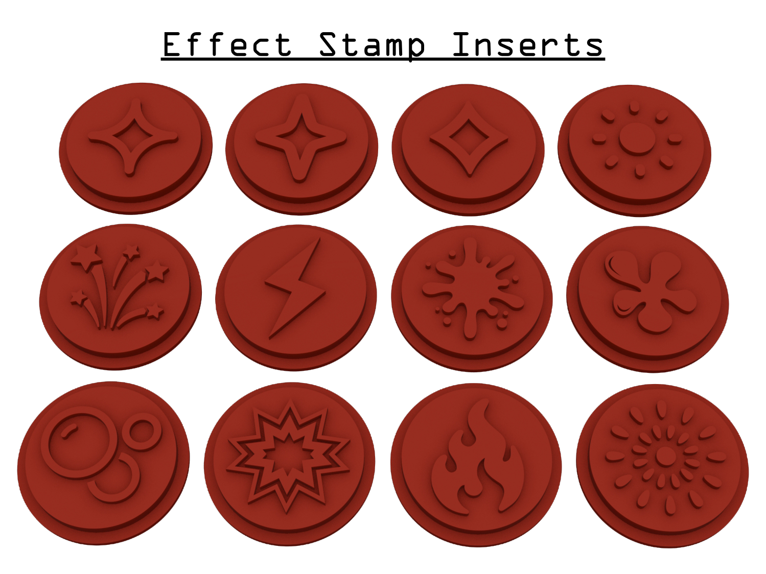 Effect Stamp Inserts