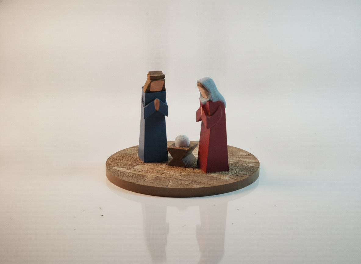 Low Poly Nativity Scene. V2