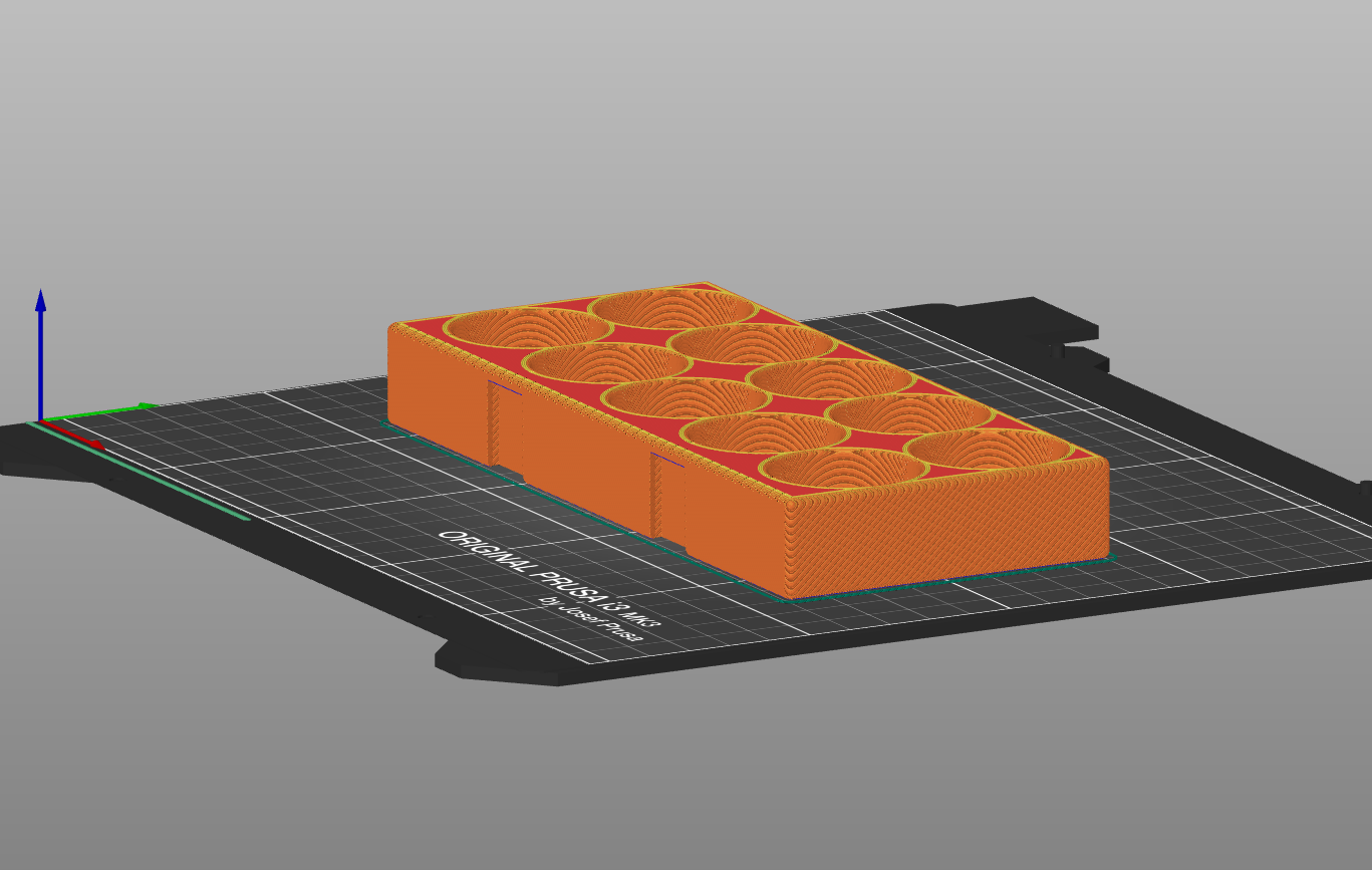 Film canister tray for multiboard