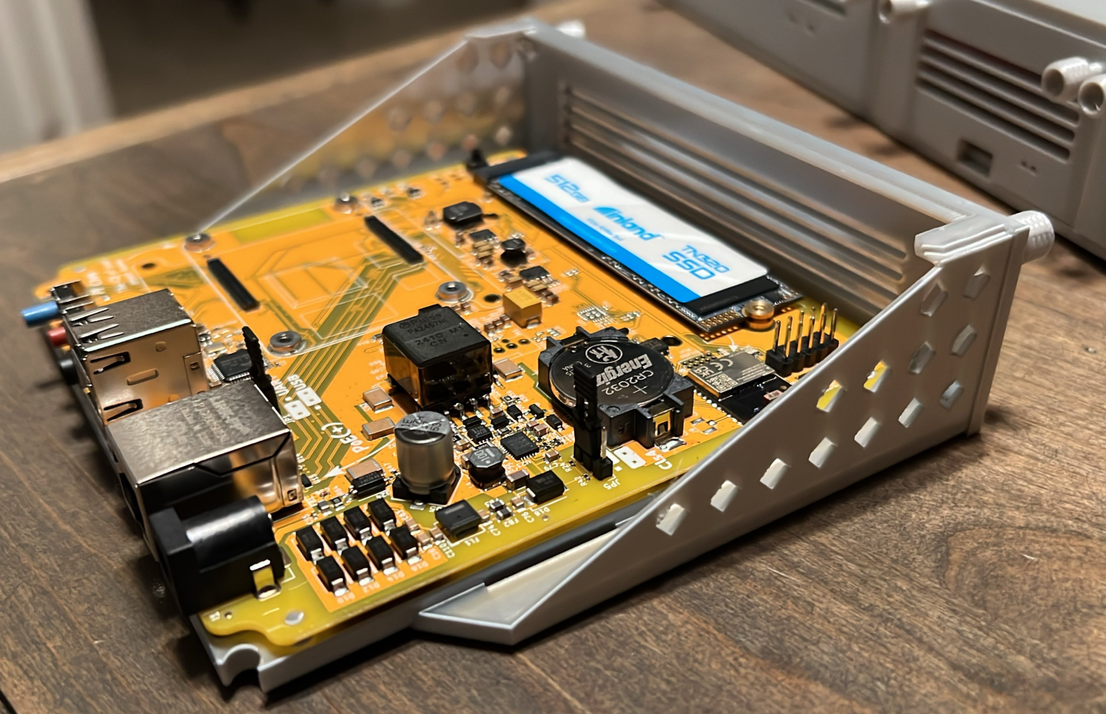 HomeAssistant Yellow - tray for modular rack