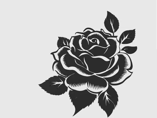 wall art rose