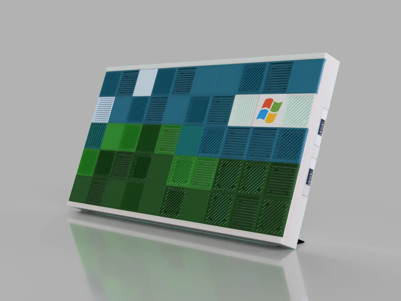 Oops all tiles! A Framework Laptop 12 mainboard case - Updated v1.1
