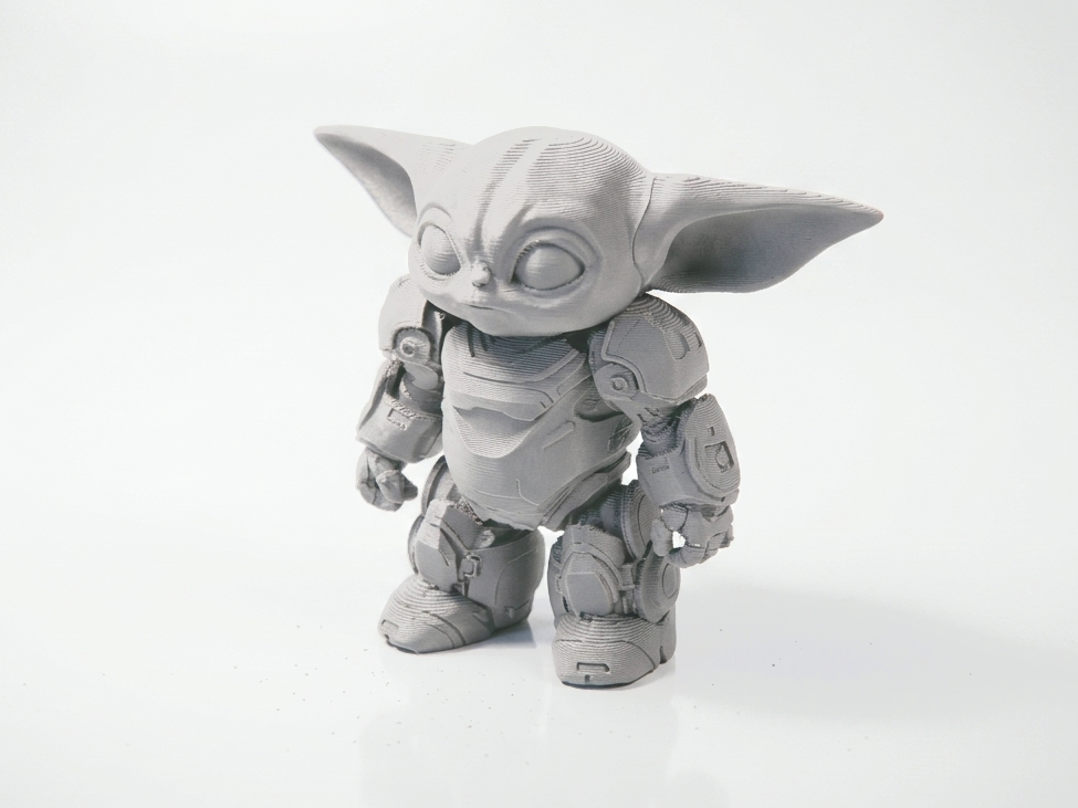 Cyborg Grogu Figurine Star Wars 3D Printable