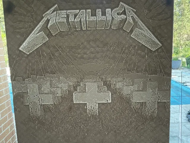 METALLICA MASTER OF PUPPETS LITHOPHANE