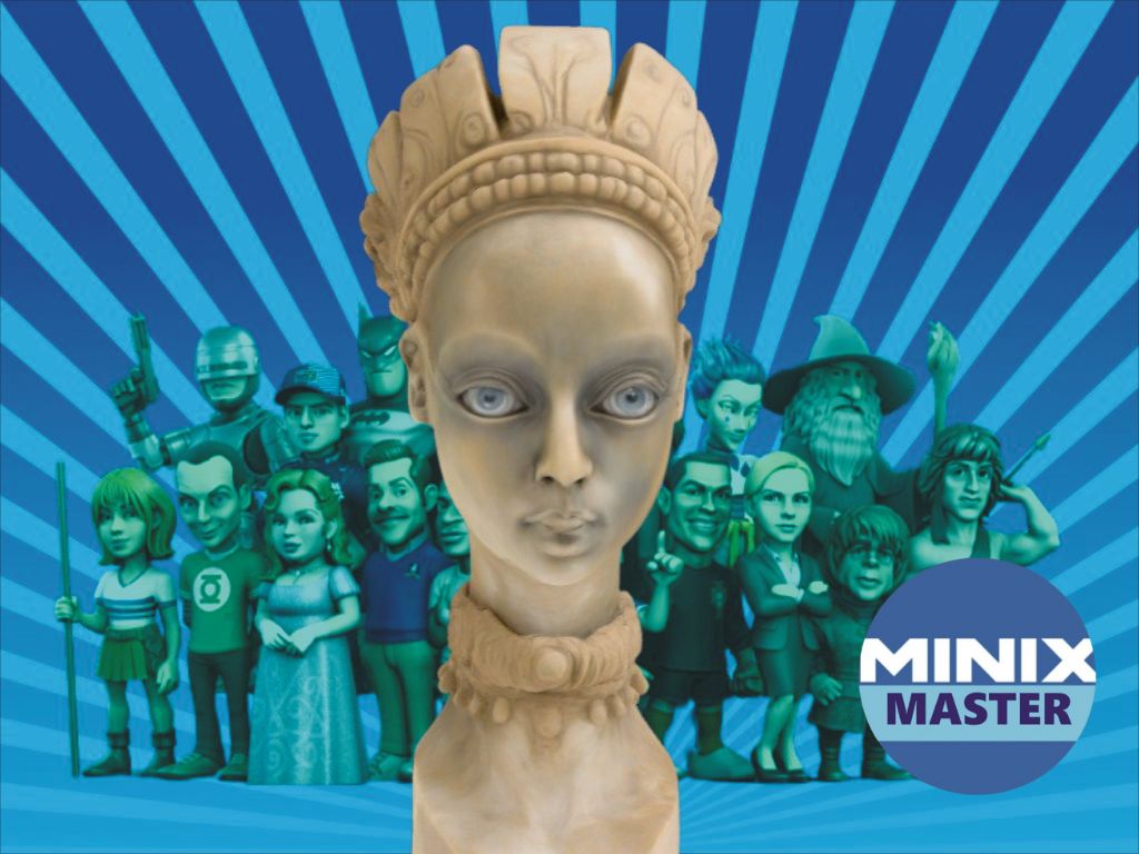 african albino woman bust