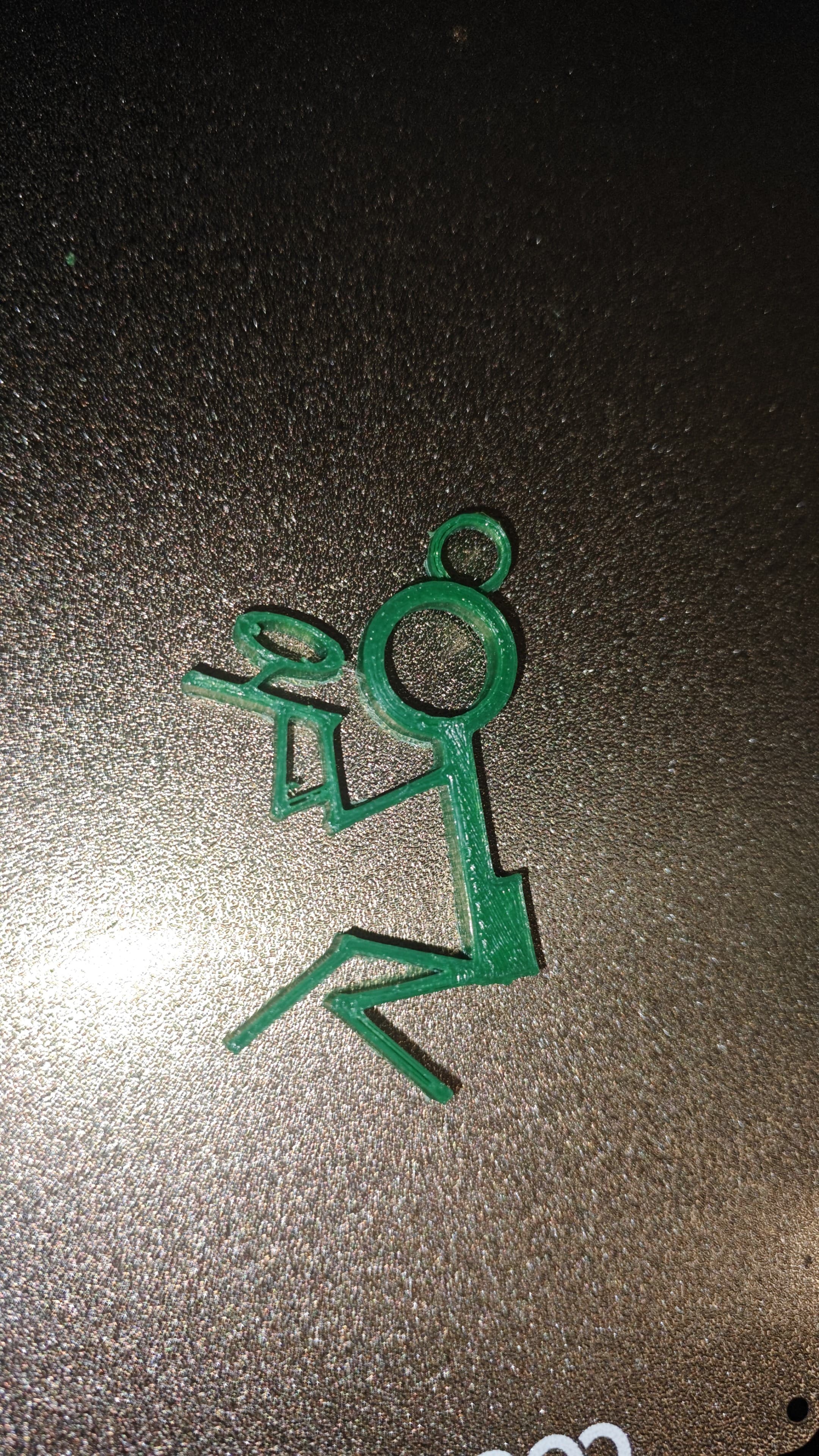 Paintball Stickman Keychain
