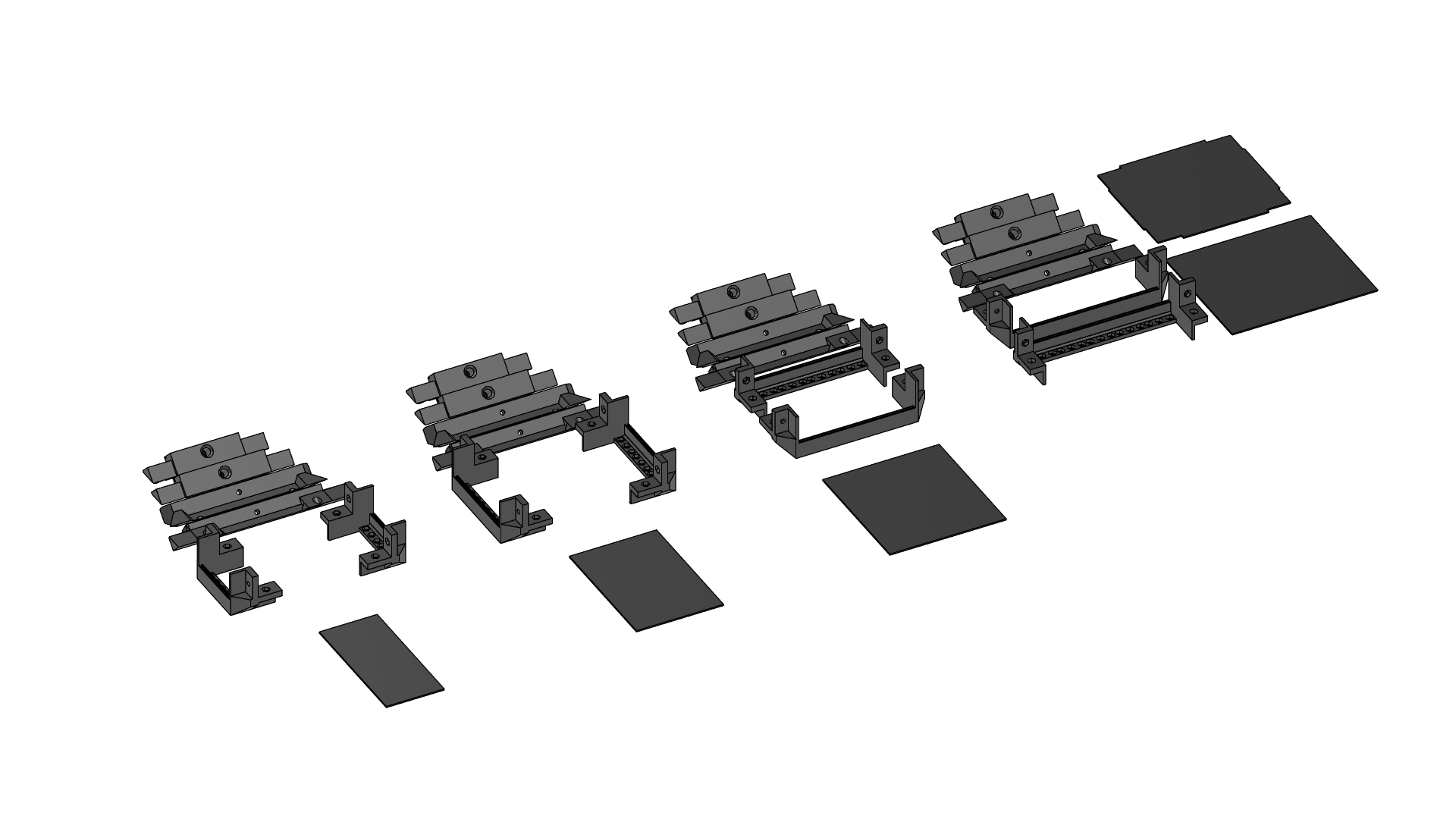 Miniatura 3 do modelo 3D 10 Modular Inch Server Rack