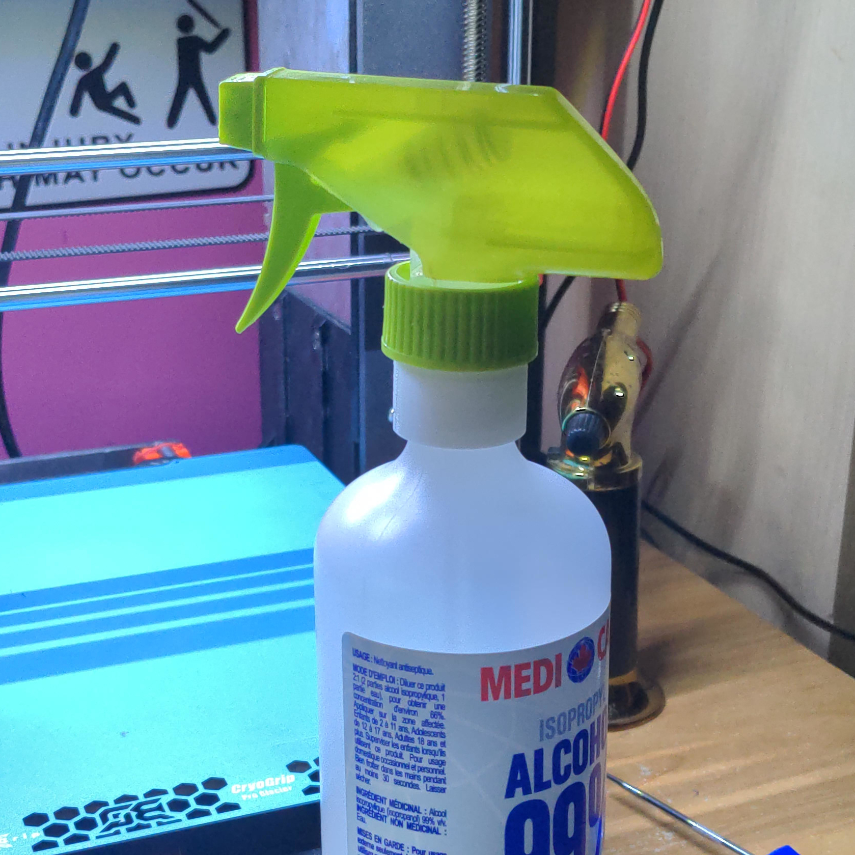 Isopropyl Alcohol Spray Adapter