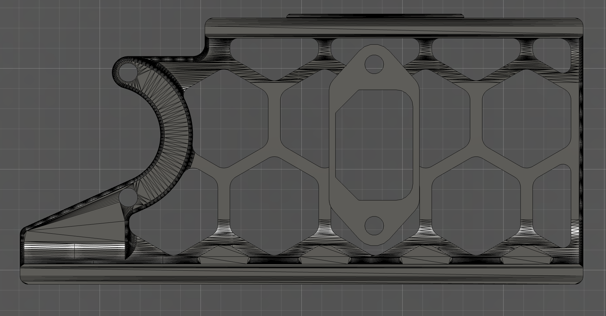 Voron 2.4 (350mm) Rear skirt with power outlet