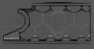 Voron 2.4 (350mm) Rear skirt with power outlet