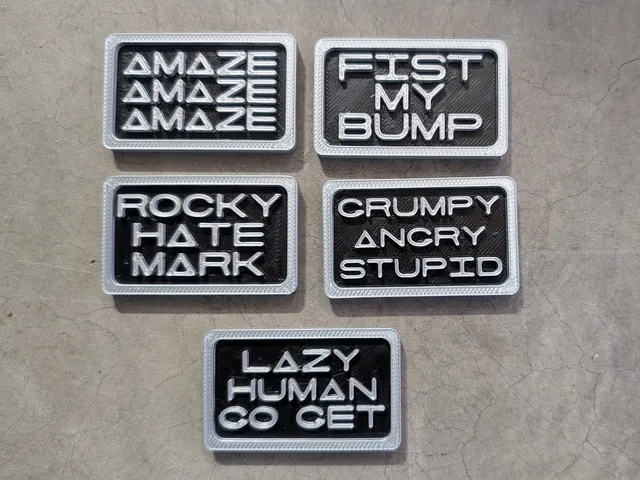 PHM Rocky Quote Pins