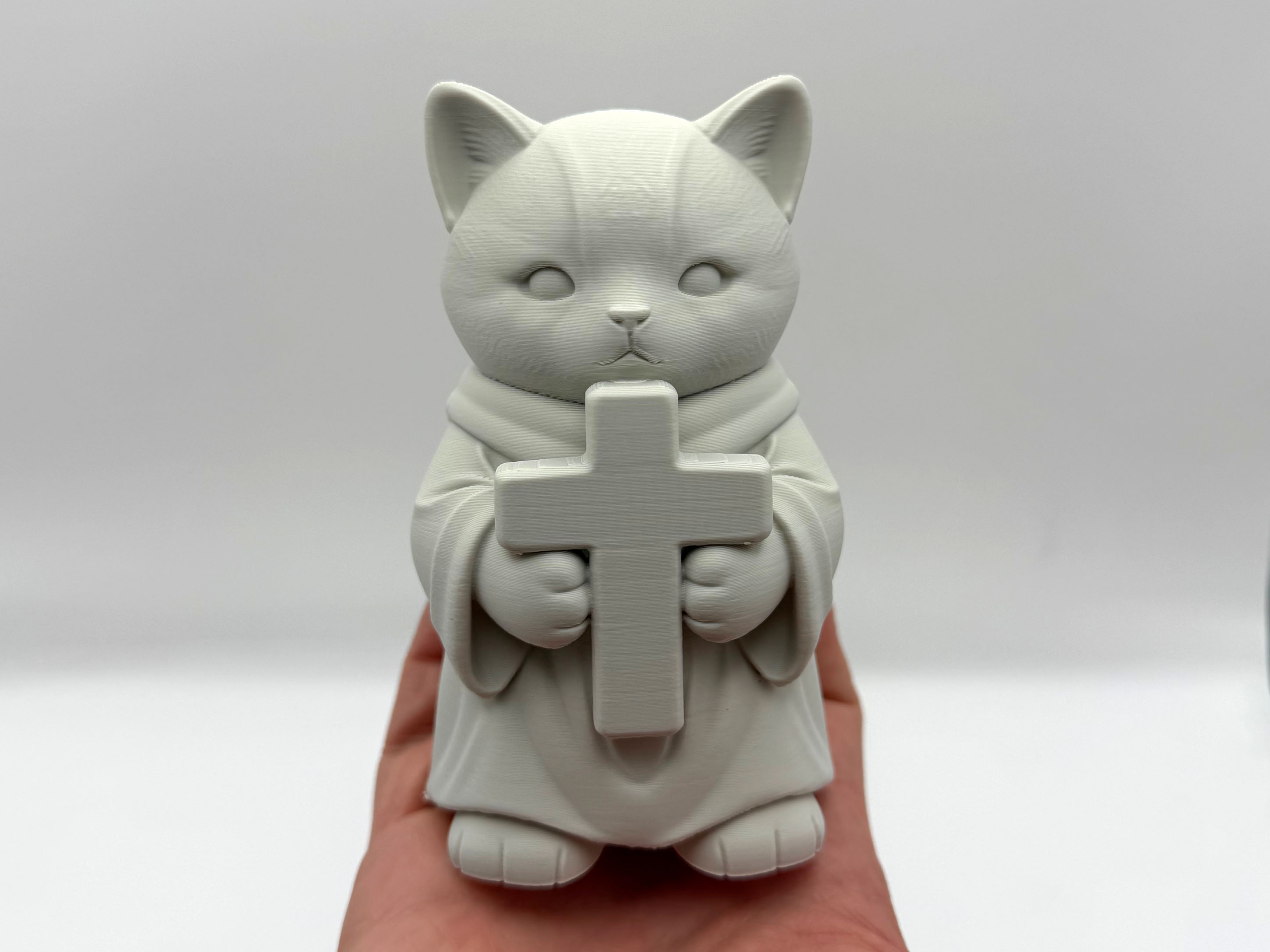 Kitten with Cross 3D model by Stigern